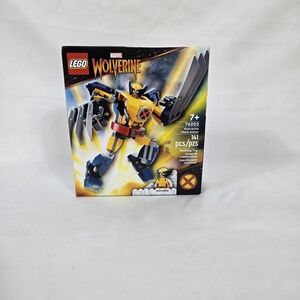 LEGO Marvel Wolverine Mech Armor Building Set‎ #76202 141 Pieces NIB Retired